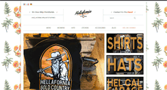 Desktop Screenshot of hellaforniaclothing.com